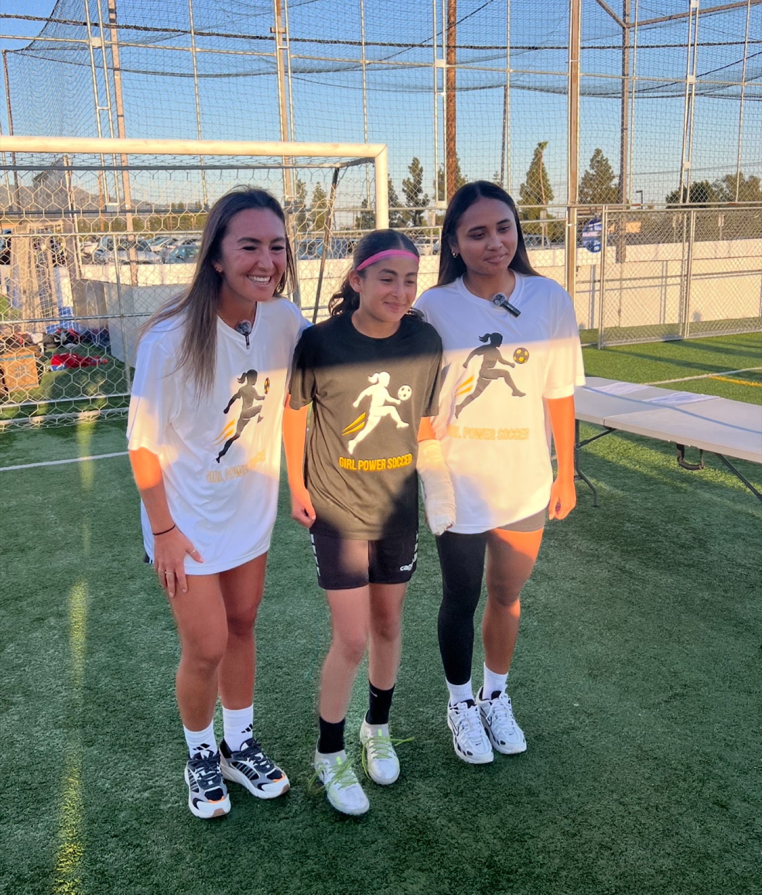 Coaches and a young player at a past Ultrain camp